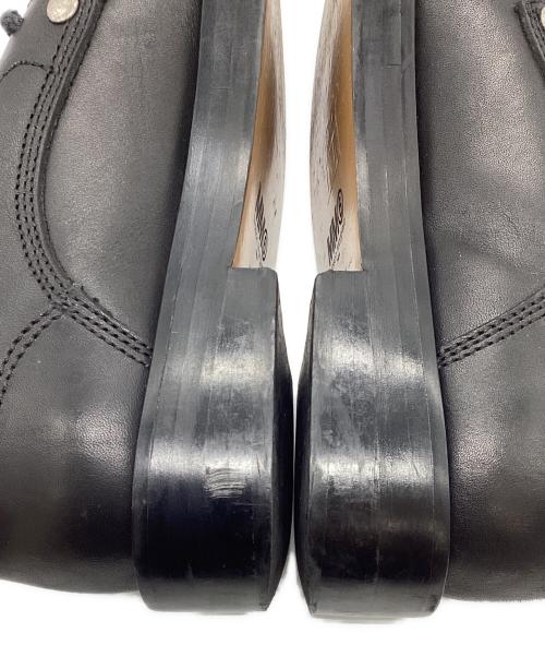 MM6 Maison Margiela（エムエムシックスメゾンマルジェラ）MM6 Maison Margiela (エムエムシックスメゾンマルジェラ) メタルトゥレッザーシューズ ブラック サイズ:36の古着・服飾アイテム