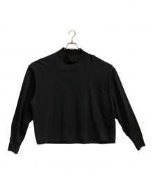 COMOLI（コモリ）の古着「コットンジャージ モックネックプルオーバー」｜ブラック