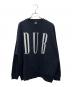 ISNESS MUSIC（イズネス ミュージック）の古着「DUB SWEATSHIRT　ISNESS MUSIC（イズネス ミュージック）」｜ネイビー