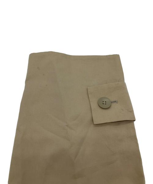 ATON（エイトン）ATON (エイトン) YARN DYE TWILL トレンチコート ベージュ サイズ:02の古着・服飾アイテム