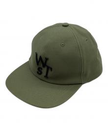 WTAPS×sacai（ダブルタップス×サカイ）の古着「Cotton Back Satin Cap」｜カーキ