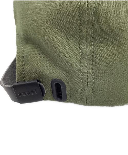 WTAPS（ダブルタップス）WTAPS (ダブルタップス) sacai (サカイ) Cotton Back Satin Cap カーキの古着・服飾アイテム