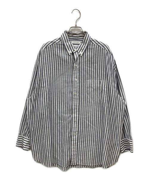 Couture d'adam（クチュールドアダム）Couture d'adam (クチュールドアダム) ストライプシャツ ホワイト×グレー サイズ:38の古着・服飾アイテム