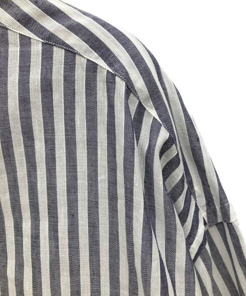 Couture d'adam（クチュールドアダム）Couture d'adam (クチュールドアダム) ストライプシャツ ホワイト×グレー サイズ:38の古着・服飾アイテム