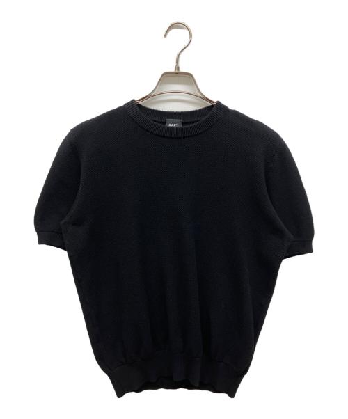 BAFY（バフィー）BAFY (バフィー) 半袖ニット ブラック サイズ:48の古着・服飾アイテム