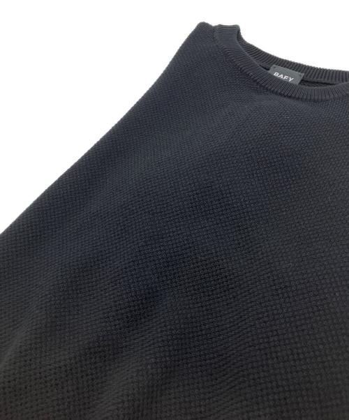 BAFY（バフィー）BAFY (バフィー) 半袖ニット ブラック サイズ:48の古着・服飾アイテム