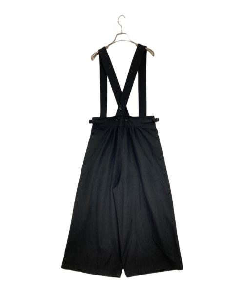 plantation（プランテーション）plantation (プランテーション) ソフトツイルストレッチ/サスペンダーパンツ ブラック サイズ:Mの古着・服飾アイテム