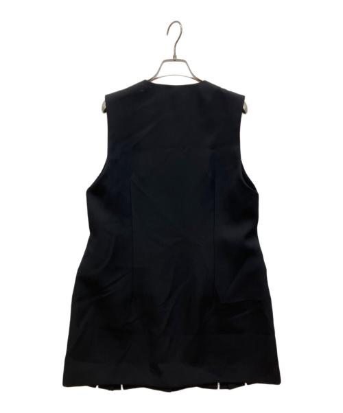 Ujoh（ウジョー）Ujoh (ウジョー) ジップスリットベスト ブラック サイズ:3 未使用品の古着・服飾アイテム