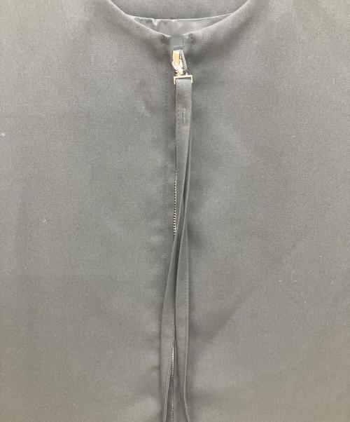 Ujoh（ウジョー）Ujoh (ウジョー) ジップスリットベスト ブラック サイズ:3 未使用品の古着・服飾アイテム