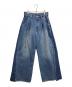 JOURNAL STANDARD（ジャーナルスタンダード）の古着「2タックワイドデニムパンツ」｜インディゴ