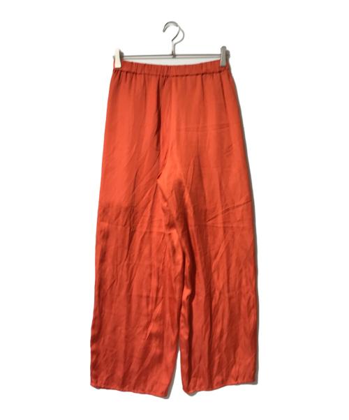 FRAMeWORK（フレームワーク）FRAMeWORK (フレームワーク) サテンストレッチイージーパンツ オレンジ サイズ:36の古着・服飾アイテム