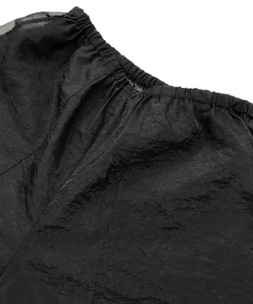FRAMeWORK（フレームワーク）FRAMeWORK (フレームワーク) ヴィンテージオーガンジー2wayワイドパンツ ブラック サイズ:36の古着・服飾アイテム