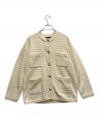 JOURNAL STANDARD relumeジャーナルスタンダード レリューム）の古着「TWEEDY KNITジャケット」｜アイボリー