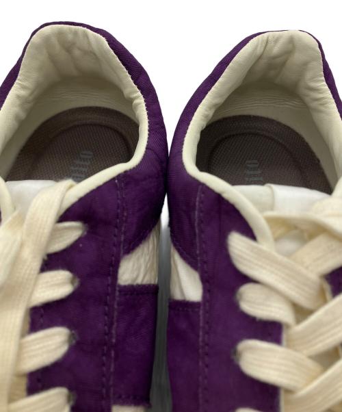 TABITO（タビト）tabito (タビト) REBIRTH PROJECT (リバースプロジェクト) 足袋ジャーマントレーナー ローカット パープル サイズ:7.5の古着・服飾アイテム