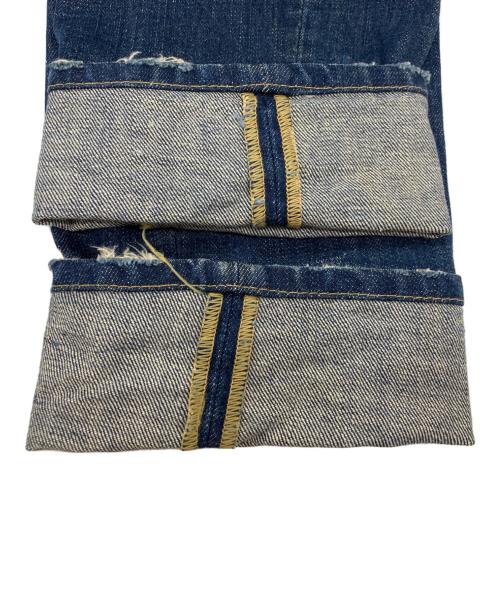 DSQUARED2（ディースクエアード）DSQUARED2 (ディースクエアード) CLASSIC KENNY TWIST JEAN　ハードクラッシュ加工デストロイドデニムパンツ インディゴ サイズ:44の古着・服飾アイテム