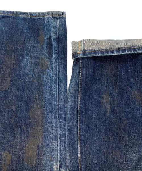 DSQUARED2（ディースクエアード）DSQUARED2 (ディースクエアード) COAL MINER BIKER JEAN　ダメージ加工ストレートデニムパンツ サイズ:44の古着・服飾アイテム