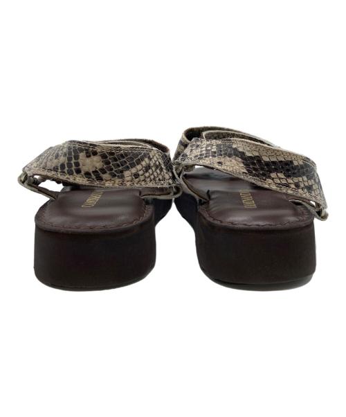 Caminando（カミナンド）Caminando (カミナンド) サンダル ブラウン サイズ:6の古着・服飾アイテム