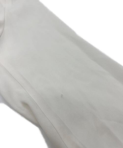 ANAYI（アナイ）ANAYI (アナイ) バックサテンリボンラッフル ブラウス ホワイト サイズ:38の古着・服飾アイテム