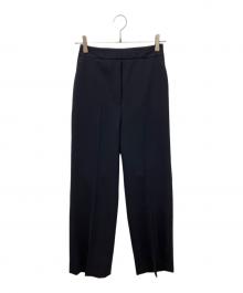 BALLSEY（ボールジィ）の古着「ドライダブルクロス セミワイドフレアパンツ」｜ネイビー