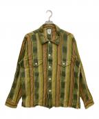 South2 West8サウスツー ウエストエイト）の古着「Smokey Shirt」｜カーキ
