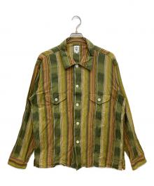 South2 West8（サウスツー ウエストエイト）の古着「Smokey Shirt」｜カーキ