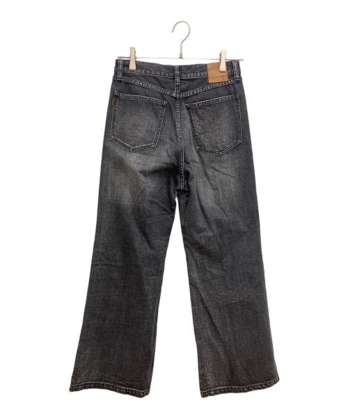 Spick and Span（スピック＆スパン）Spick and Span (スピック＆スパン) 5 1/2 FLARE-LINE STUDS DENIM　フレアラインスタッズデニムパンツ　 ブラック サイズ:W27の古着・服飾アイテム