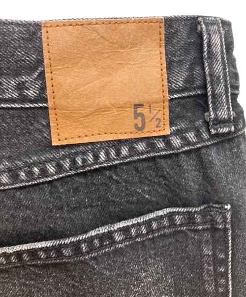 Spick and Span（スピック＆スパン）Spick and Span (スピック＆スパン) 5 1/2 FLARE-LINE STUDS DENIM　フレアラインスタッズデニムパンツ　 ブラック サイズ:W27の古着・服飾アイテム