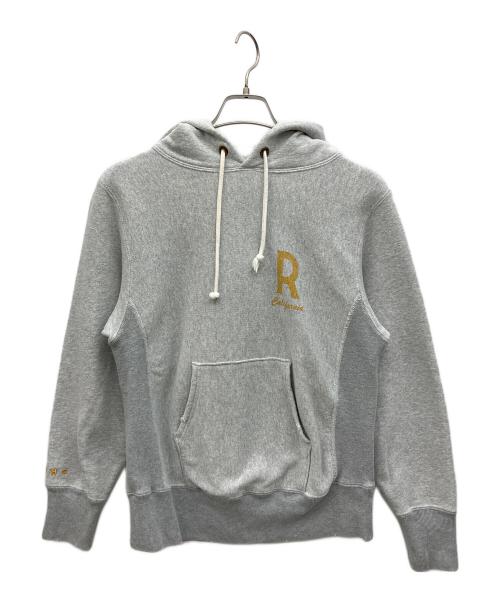 Champion REVERSE WEAVE（チャンピオン リバース ウィーブ）Champion REVERSE WEAVE (チャンピオン リバース ウィーブ) RHC Ron Herman (アールエイチシー ロンハーマン) ダメージ加工プルオーバーパーカー グレー サイズ:Sの古着・服飾アイテム
