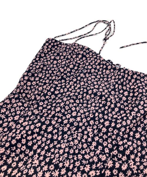ROSY LUCE（ロージールーチェ）rosy luce (ロージールーチェ) 小花プリントスリットキャミソールワンピース ネイビー サイズ:Sの古着・服飾アイテム