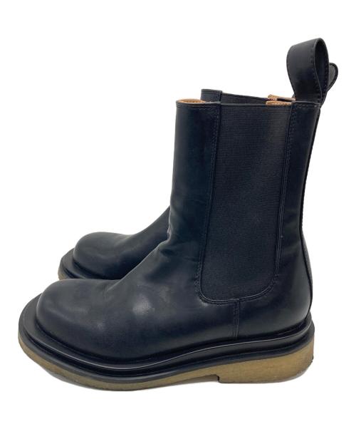 TODAYFUL（トゥデイフル）TODAYFUL (トゥデイフル) Leather Middle Boots レザーミドルブーツ ブラック サイズ:実寸参照の古着・服飾アイテム
