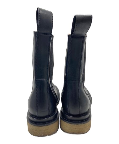 TODAYFUL（トゥデイフル）TODAYFUL (トゥデイフル) Leather Middle Boots レザーミドルブーツ ブラック サイズ:実寸参照の古着・服飾アイテム