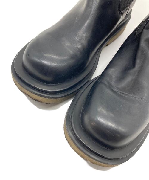 TODAYFUL（トゥデイフル）TODAYFUL (トゥデイフル) Leather Middle Boots レザーミドルブーツ ブラック サイズ:実寸参照の古着・服飾アイテム
