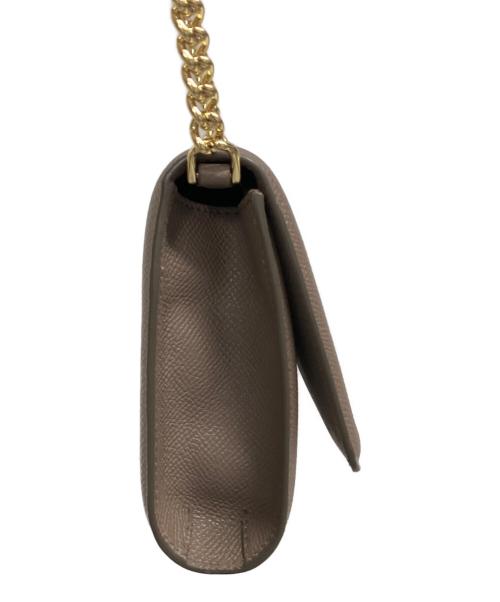 Salvatore Ferragamo（サルヴァトーレ フェラガモ）Salvatore Ferragamo (サルヴァトーレ フェラガモ) ヴァラリボン 2WAYミニバッグ(クラッチバッグ/チェーンショルダーバッグ) ブラウンの古着・服飾アイテム