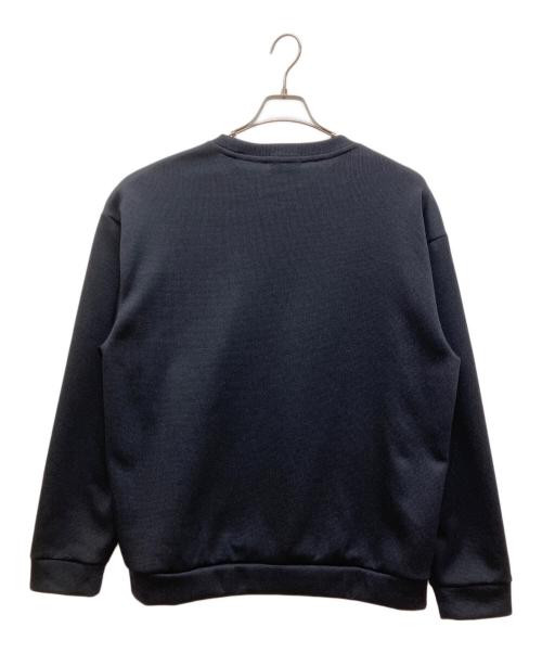 BLACK LABEL CRESTBRIDGE（ブラックレーベル クレストブリッジ）BLACK LABEL CRESTBRIDGE (ブラックレーベル クレストブリッジ) クルーネックニット ネイビー サイズ:3Lの古着・服飾アイテム