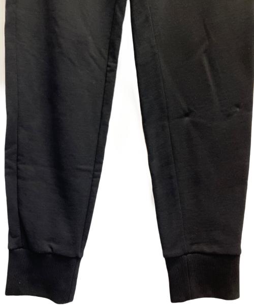 MONCLER（モンクレール）MONCLER (モンクレール) ロゴ ワッペン ライン スウェットパンツ ブラック サイズ:Sの古着・服飾アイテム