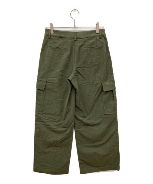 theory（セオリー）theory (セオリー) Moleskin Twill RLX A Cargo FL カーゴパンツ オリーブの古着・服飾アイテム