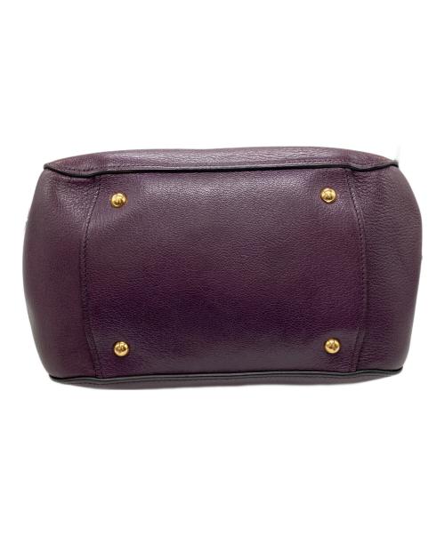 MIU MIU（ミュウミュウ）MIU MIU (ミュウミュウ) マドラス2WAYバッグ パープル サイズ:下記参照の古着・服飾アイテム