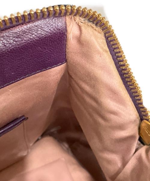 MIU MIU（ミュウミュウ）MIU MIU (ミュウミュウ) マドラス2WAYバッグ パープル サイズ:下記参照の古着・服飾アイテム