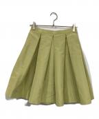 PRADAプラダ）の古着「プリーツスカート」｜ライトグリーン