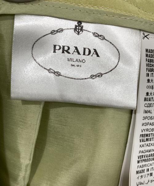 PRADA（プラダ）PRADA (プラダ) プリーツスカート ライトグリーン サイズ:40の古着・服飾アイテム