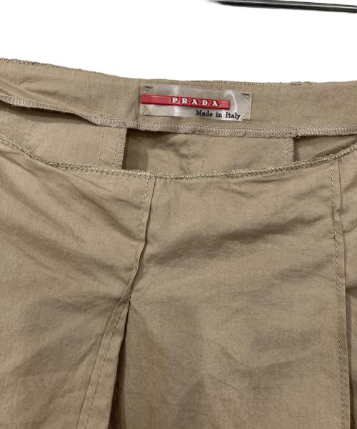 PRADA SPORTS（プラダスポーツ）PRADA SPORTS (プラダスポーツ) フラワースカート ベージュ サイズ:36の古着・服飾アイテム