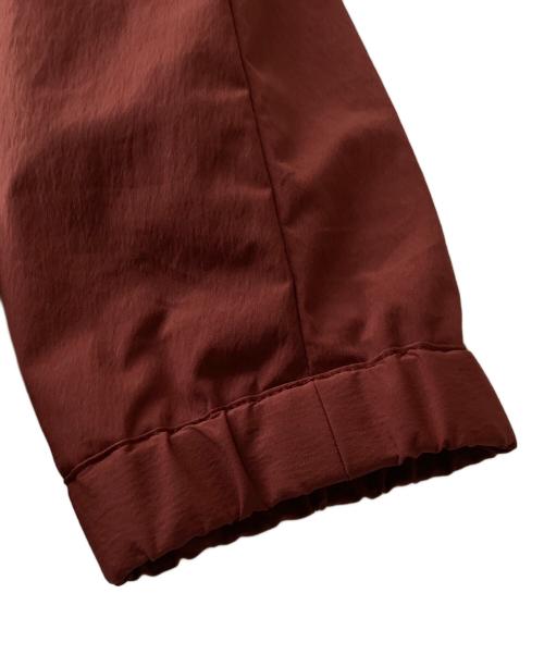 Paul Stuart（ポールスチュアート）Paul Stuart (ポールスチュアート) ナイロンミックスコットンストレッチフーディーブルゾン レッド サイズ:48の古着・服飾アイテム