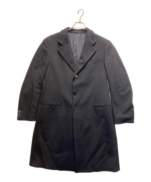 ARMANI COLLEZIONI（アルマーニ コレツィオーニ）ARMANI COLLEZIONI (アルマーニ コレツィオーニ) ウールカシミヤコート ブラック サイズ:50の古着・服飾アイテム