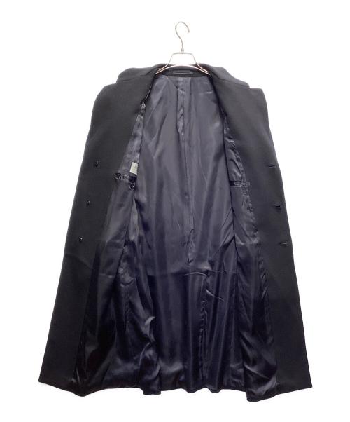 ARMANI COLLEZIONI（アルマーニ コレツィオーニ）ARMANI COLLEZIONI (アルマーニ コレツィオーニ) ウールカシミヤコート ブラック サイズ:50の古着・服飾アイテム