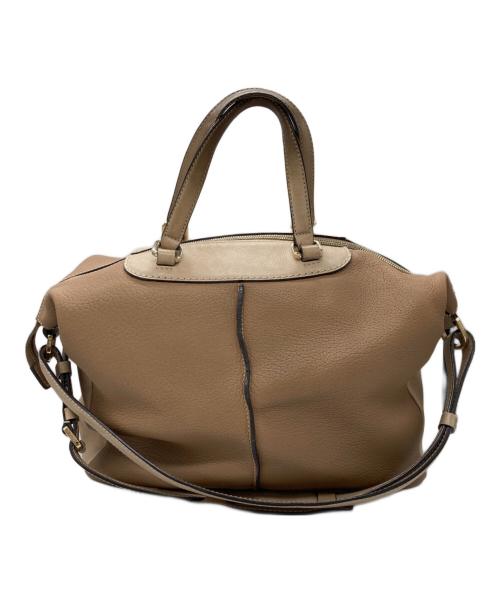 TOD'S（トッズ）TOD'S (トッズ) miky bag ベージュの古着・服飾アイテム