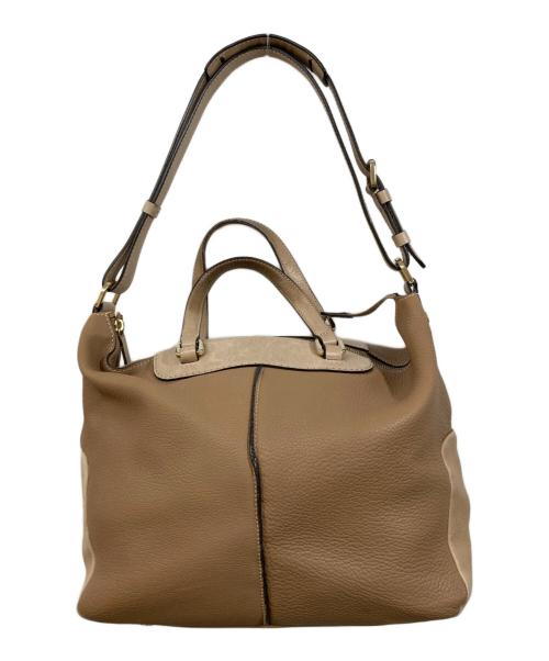 TOD'S（トッズ）TOD'S (トッズ) miky bag ベージュの古着・服飾アイテム