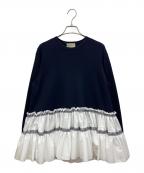 UNITED ARROWSユナイテッドアローズ）の古着「エンブロ ティアード コンビニット」｜ネイビー