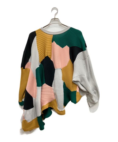 ISSEY MIYAKE（イッセイミヤケ）ISSEY MIYAKE (イッセイミヤケ) KONEKONE変形プリーツニット マルチカラー サイズ:2の古着・服飾アイテム
