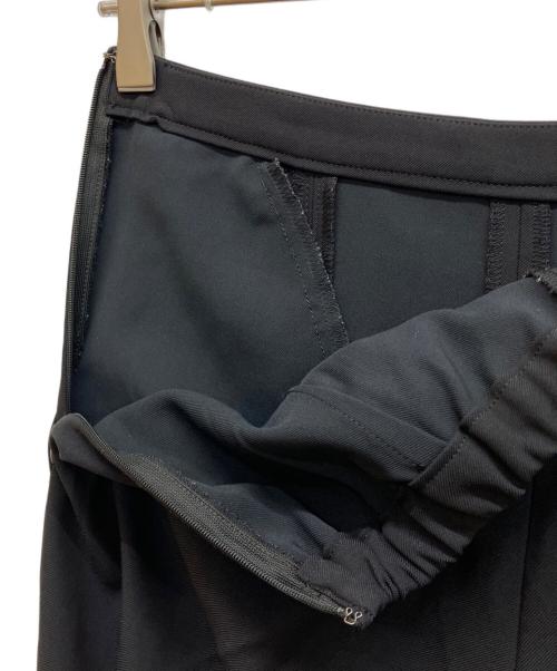 LE PHIL（ル フィル）LE PHIL (ル フィル) 2WAYツイルフロントスリットパンツ ブラック サイズ:SIZE 0の古着・服飾アイテム