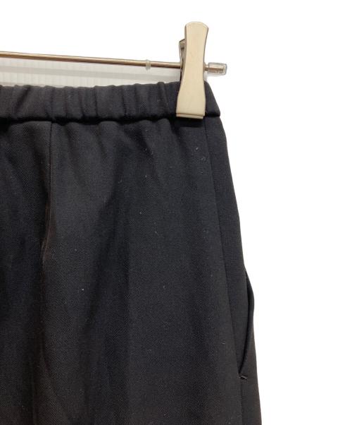 LE PHIL（ル フィル）LE PHIL (ル フィル) 2WAYツイルフロントスリットパンツ ブラック サイズ:SIZE 0の古着・服飾アイテム